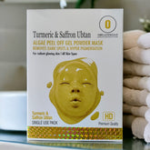 TURMERIC & SAFFRON UBTAN ALGAE PEEL-OFF GEL POWDER MASK 125 GM